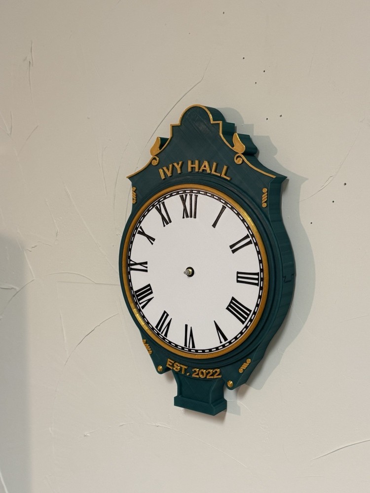 Personalized Golf Wall Clock - Custom Name & EST. YEAR