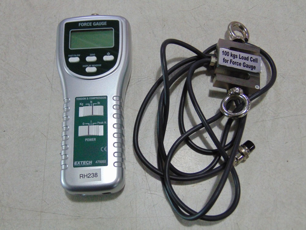 Extech Instruments Digital Tension & Compression Force Gauge Push Pull 475055