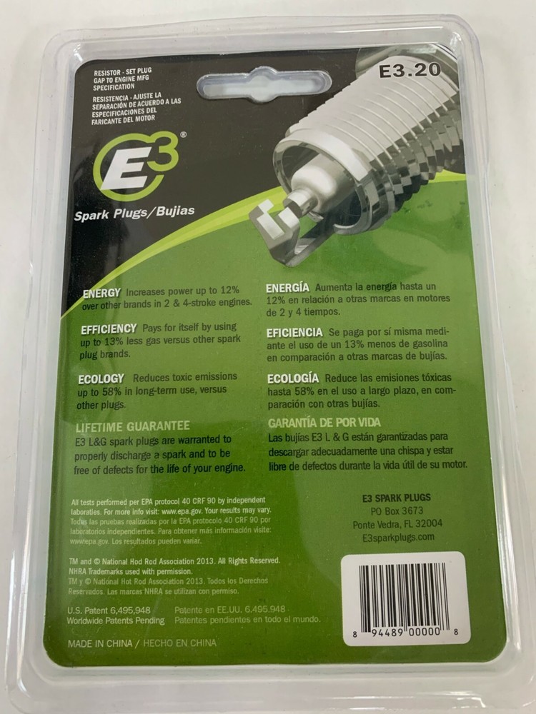 E3 Spark Plugs E3.20