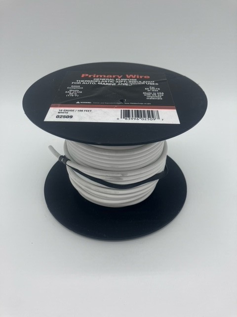 10 Gauge Primary Wire 100% Fine-Stranded Copper Made in the USA Lot NOT CCA