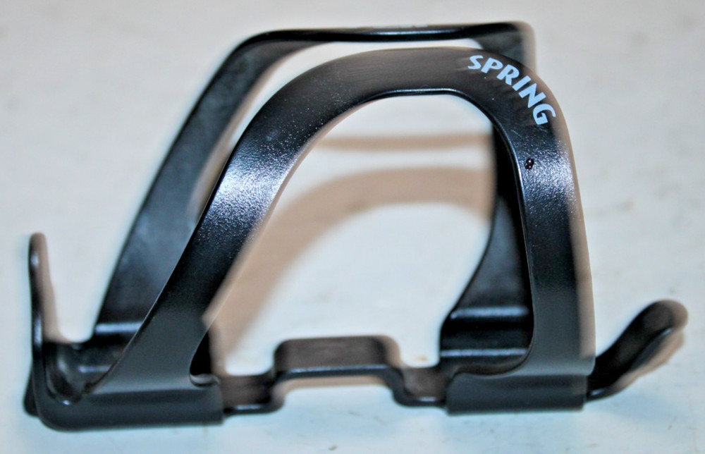 Zefal Spring Bottle Cage Flat Black Plastic Commuter Cafe Java Road Gravel MTB ~