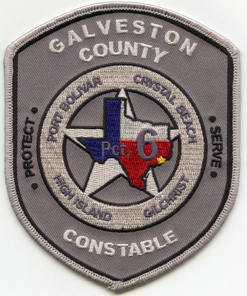 GALVESTON COUNTY TEXAS TX Precinct 6 CONSTABLE police PATCH