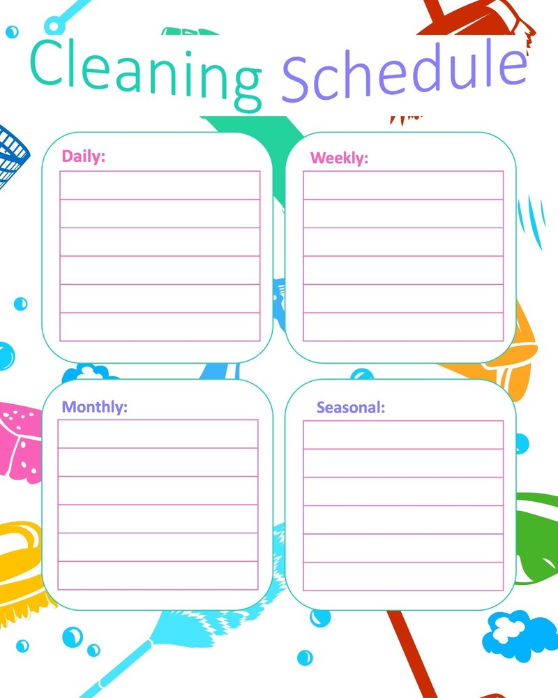 Spring Cleaning Planner