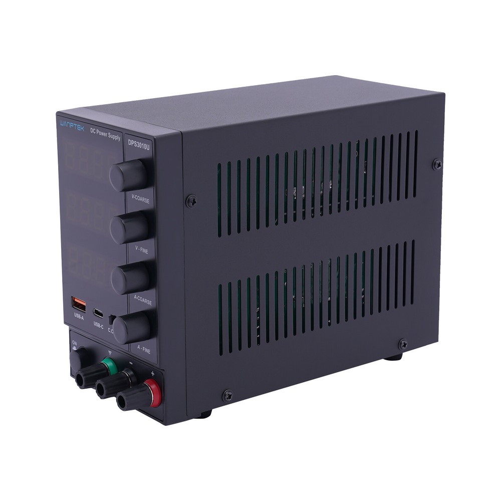 0-30V 0-10A DC Power Supply Lab Variable Adjustable Regulated Bench Switching