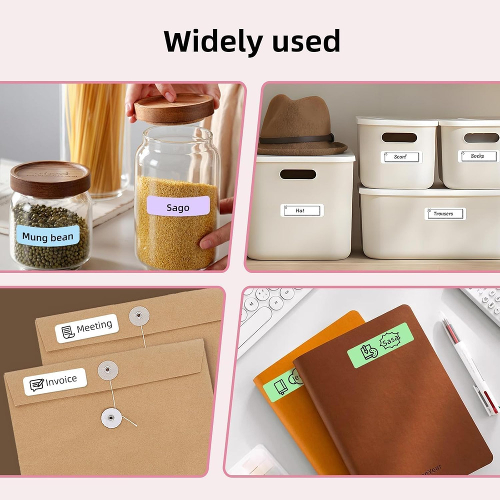 Label Maker, S001 Portable Bluetooth Label Maker Machine with Tape, Thermal Labe