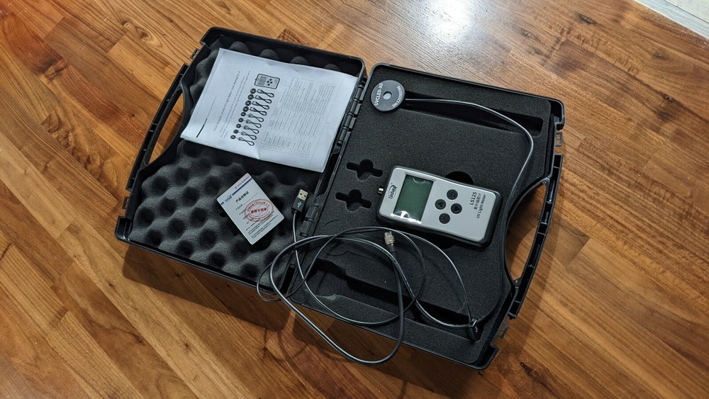 LS125 UV Light Meter with UVC Probe