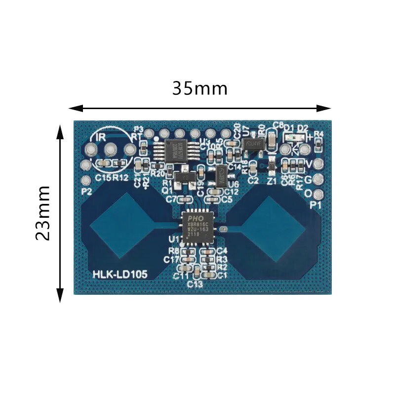 HLK-LD105 Microwave Radar Module, 10G, Human Body Induction, Ceiling