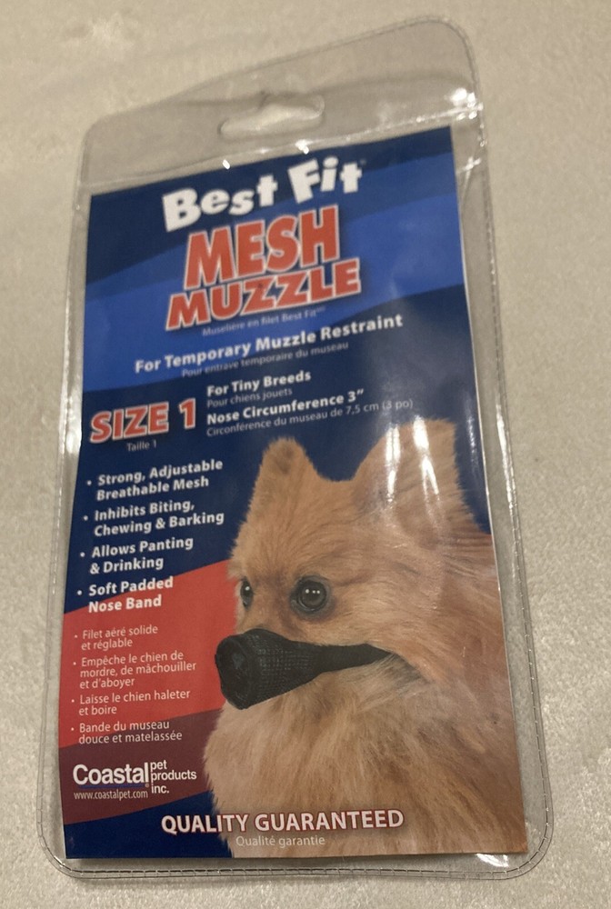 Best Fit Mesh Muzzle- Size 1