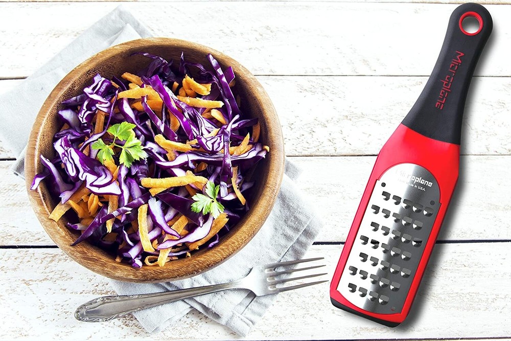 Microplane Artisan Series Extra Coarse Cheese Grater - Red