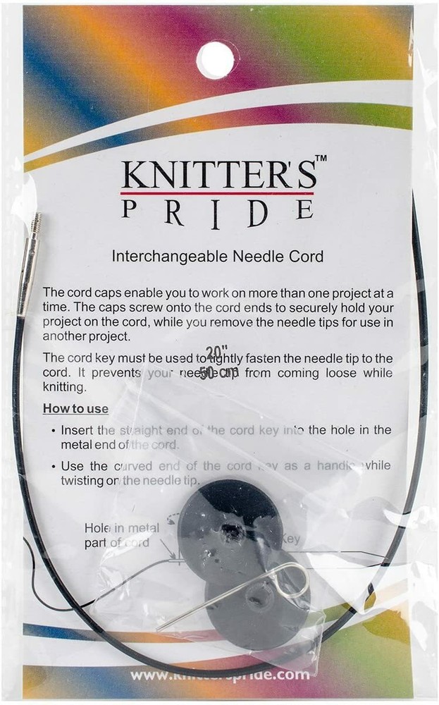 Knitter's Pride: Interchangeable Needle Cord:: 20" / 50 cm