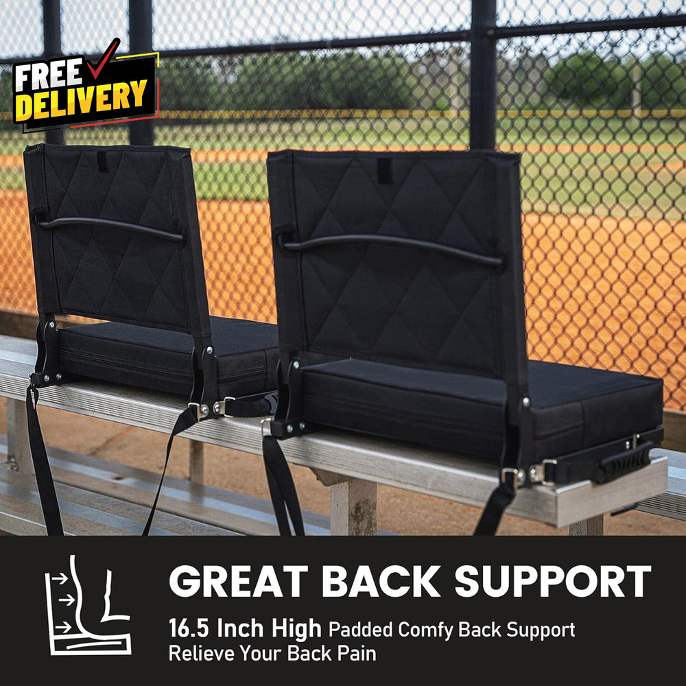 Stadium Seats for Bleachers with Back Support Bleacher Seats with Back.....