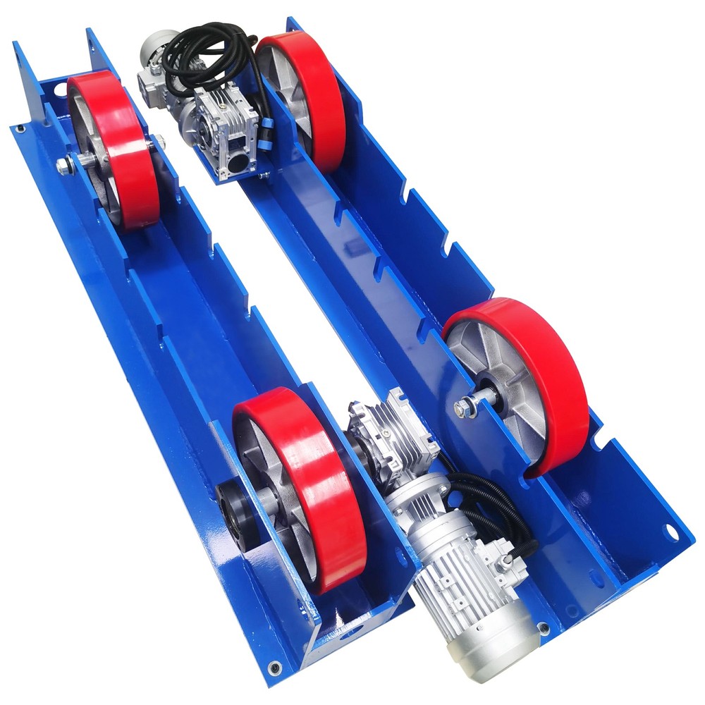 220V 3 Ton Adjustable Welding Turning Roller Linkage Welding Roller Support