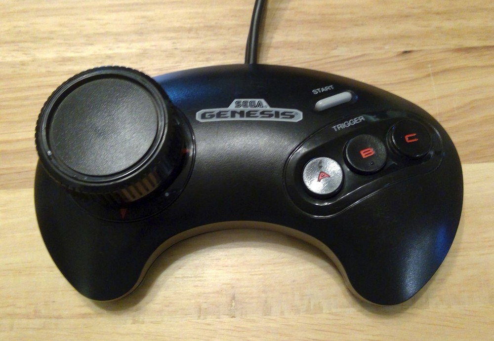 Vectrex Hydra SEGA Genesis Modded Controller Spinner Joystick Control Panel Mod