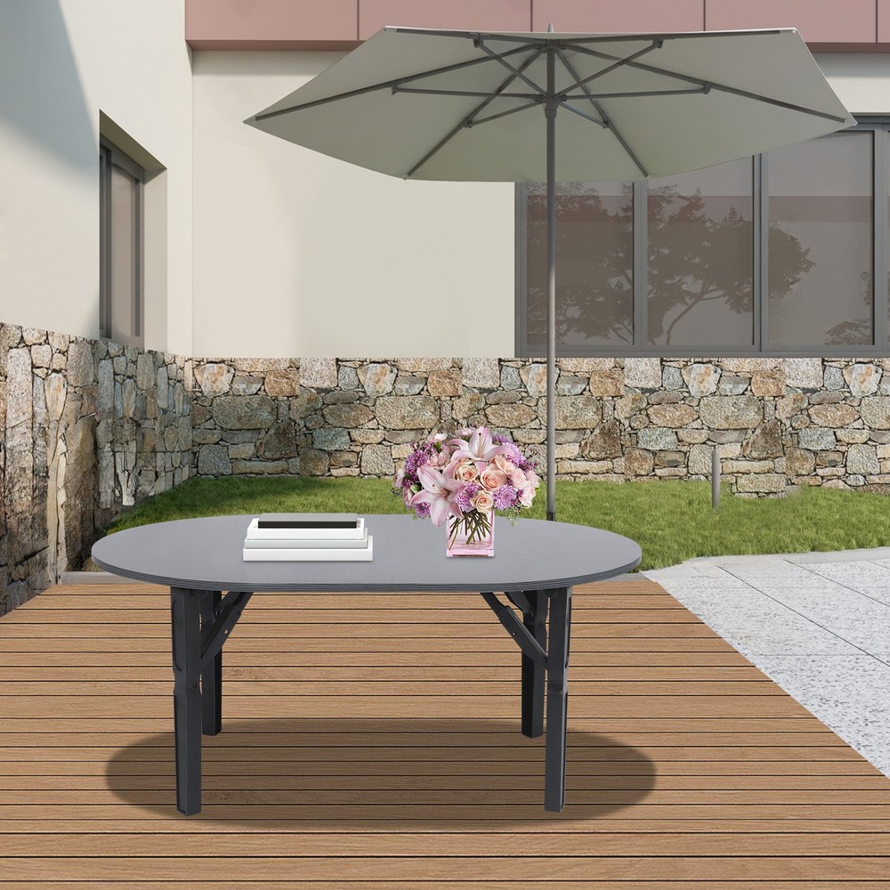 Coffee Table Foldable Small Table Portable Coffee Table 80*48*36cm Max Load 44lb