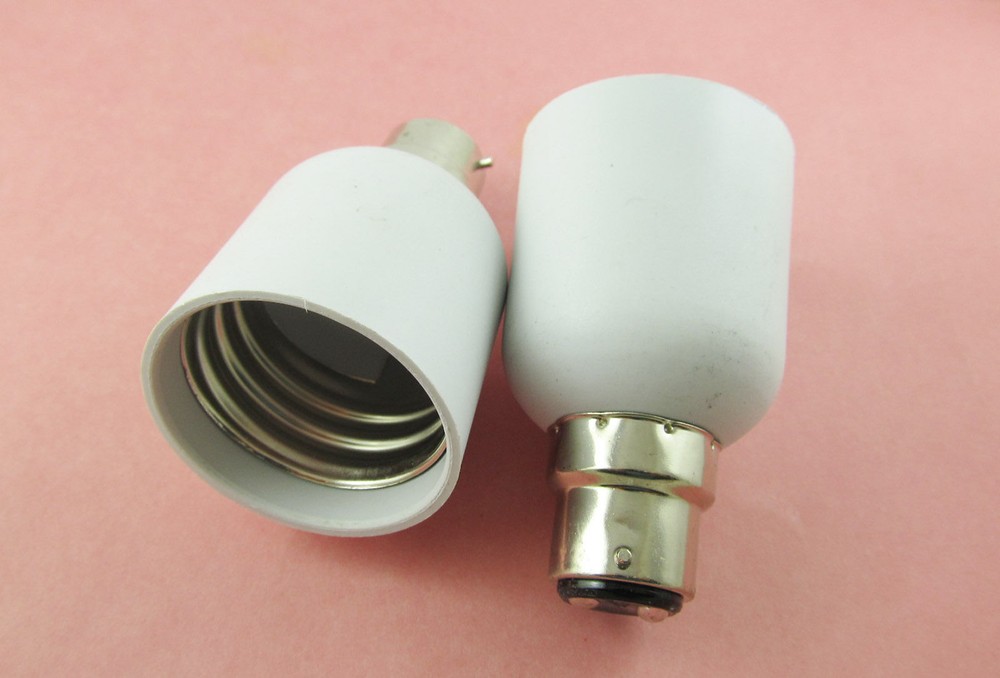 B22 to E40 Socket Base LED Halogen CFL Light Bulb Lamp Adapter Converter Holder