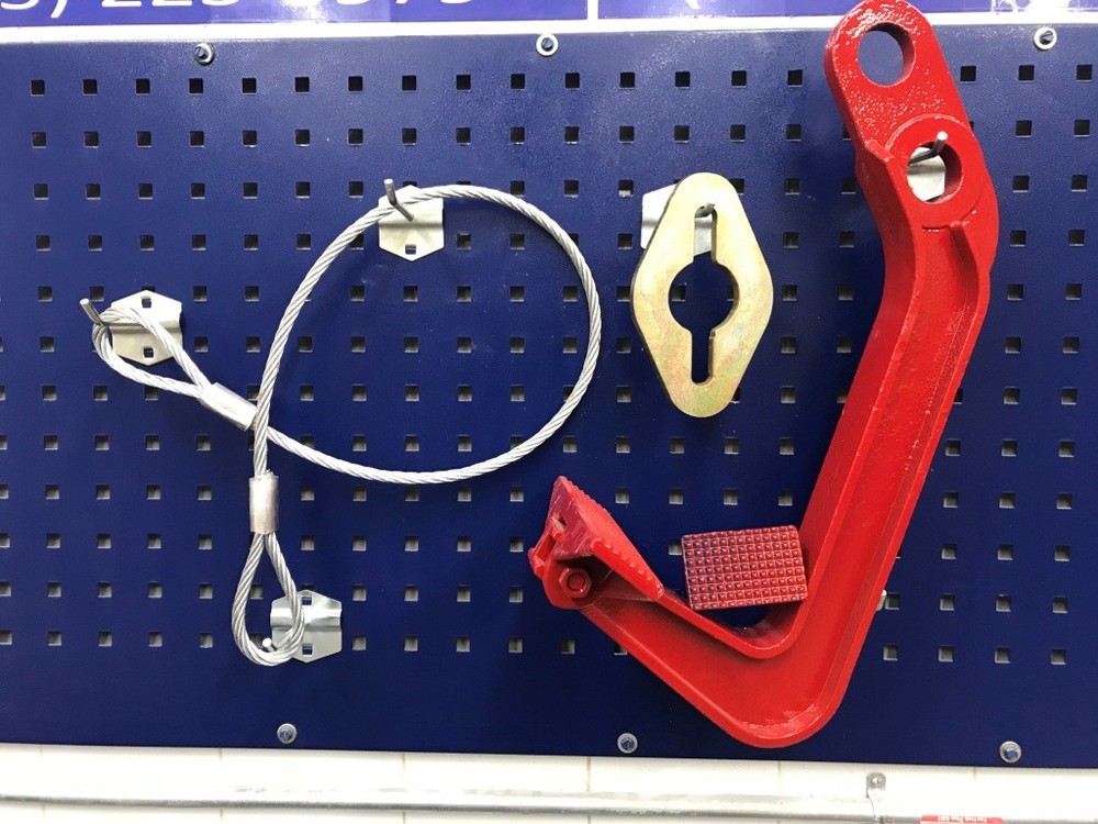 Mo-Clamp style Jumbo Deep Hook Set 6410 + steel cable + Pull Link Auto Body