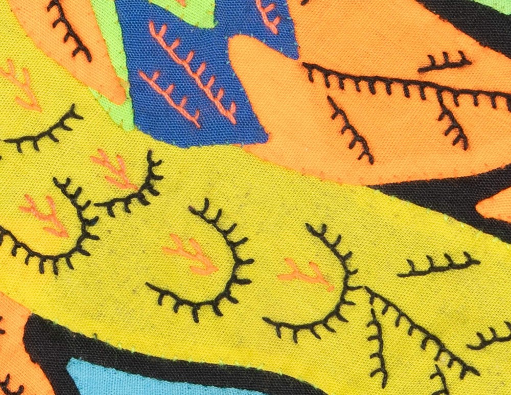 Multicolor Orange And Yellow Molita