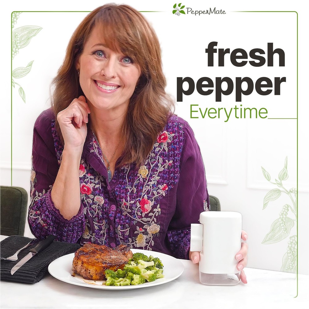 Manual Pepper Grinder Mill - Adjustable Coarseness, High-Efficiency Set