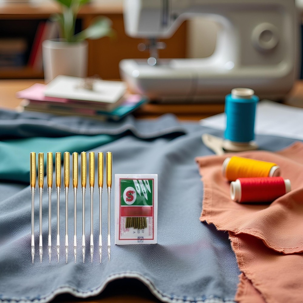 10Pcs Sewing Machine Needles,Big Eye Home Machine...