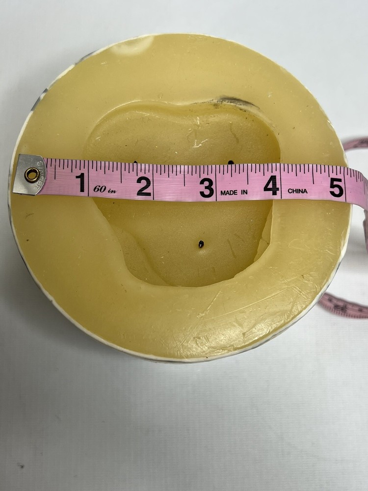 Large 3 Wick Pillar Unscented Candle