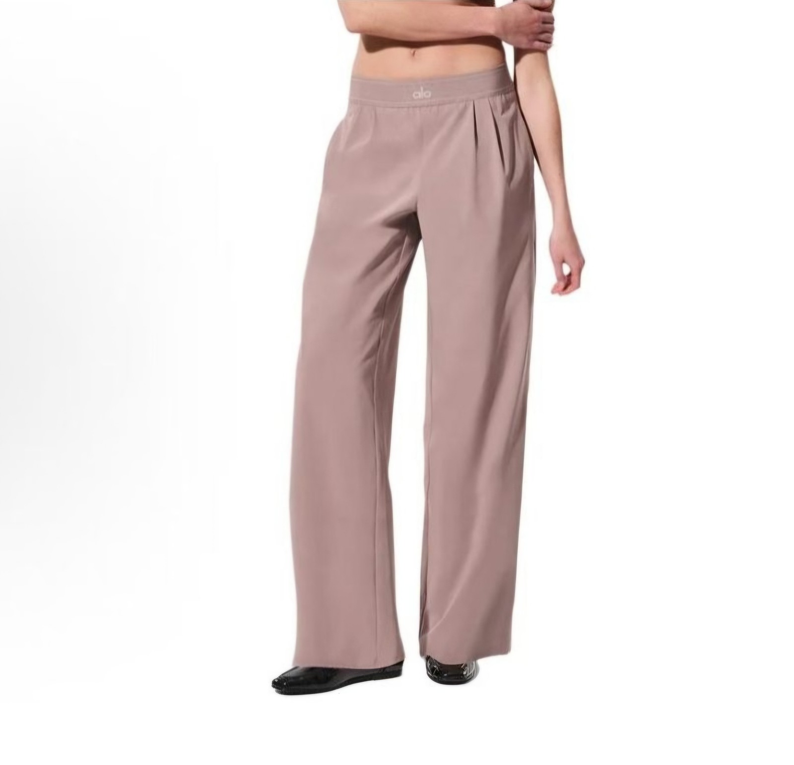 NWT Alo yoga Suit Up Trouser (Regular) Taupe S