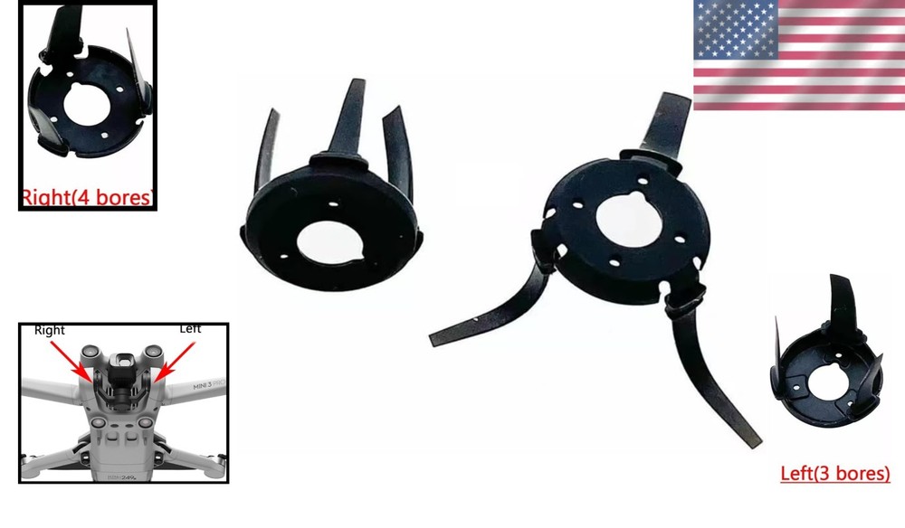 Durable Rubber Gimbal Dampers for DJI Mini 3 Pro/Mini 4 Pro - Easy Install