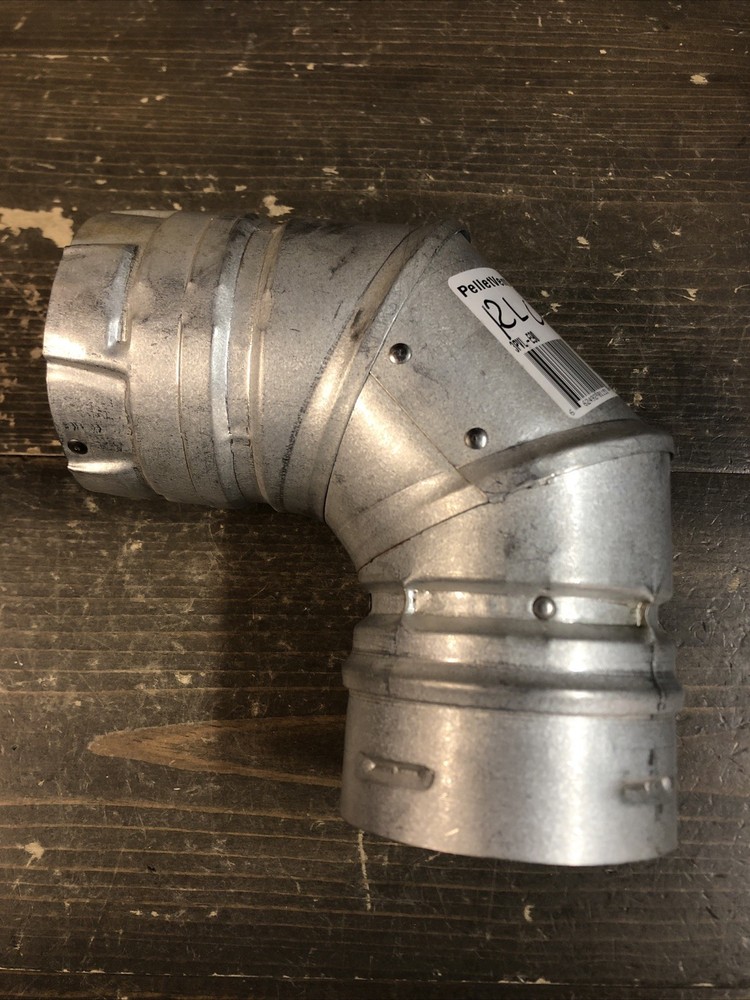 Duravent PelletVent 3” 90° Elbow (3PVL-E90)