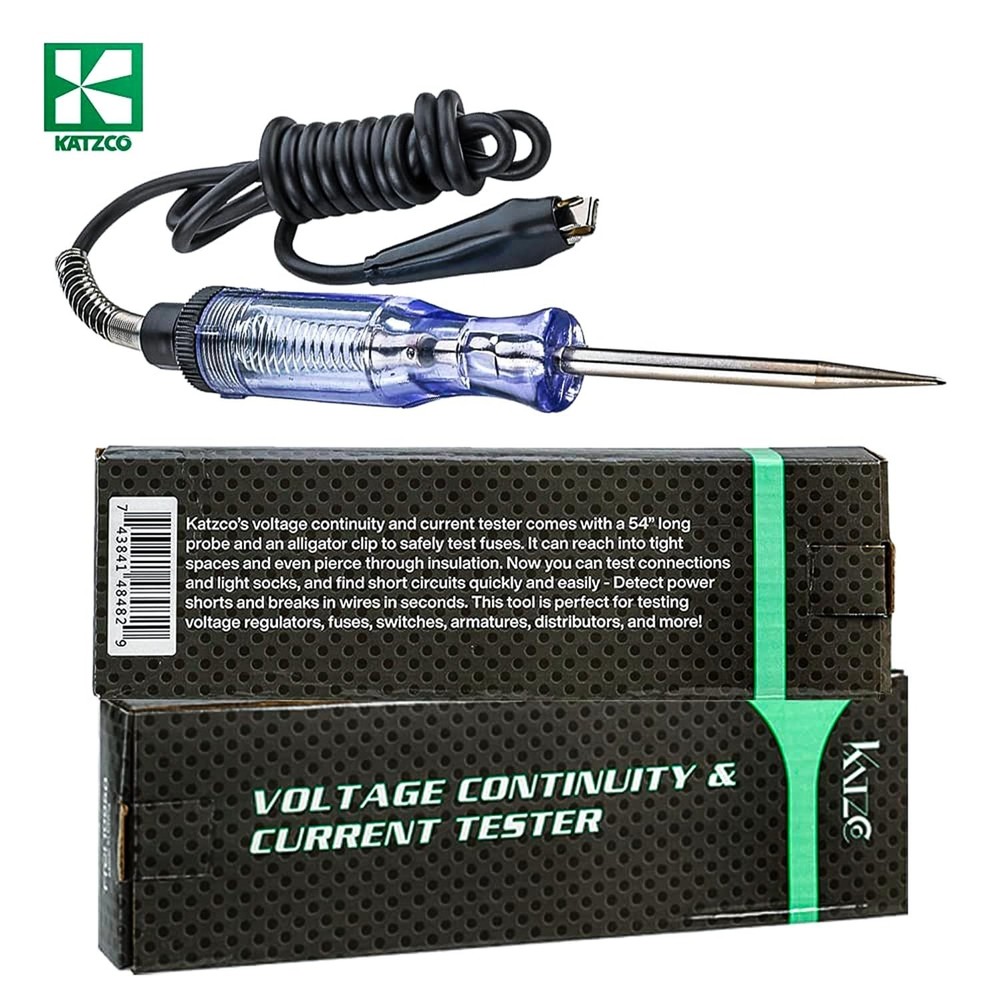 Portable Voltage & Current Tester with Indicator Light - Essential for Mechanics