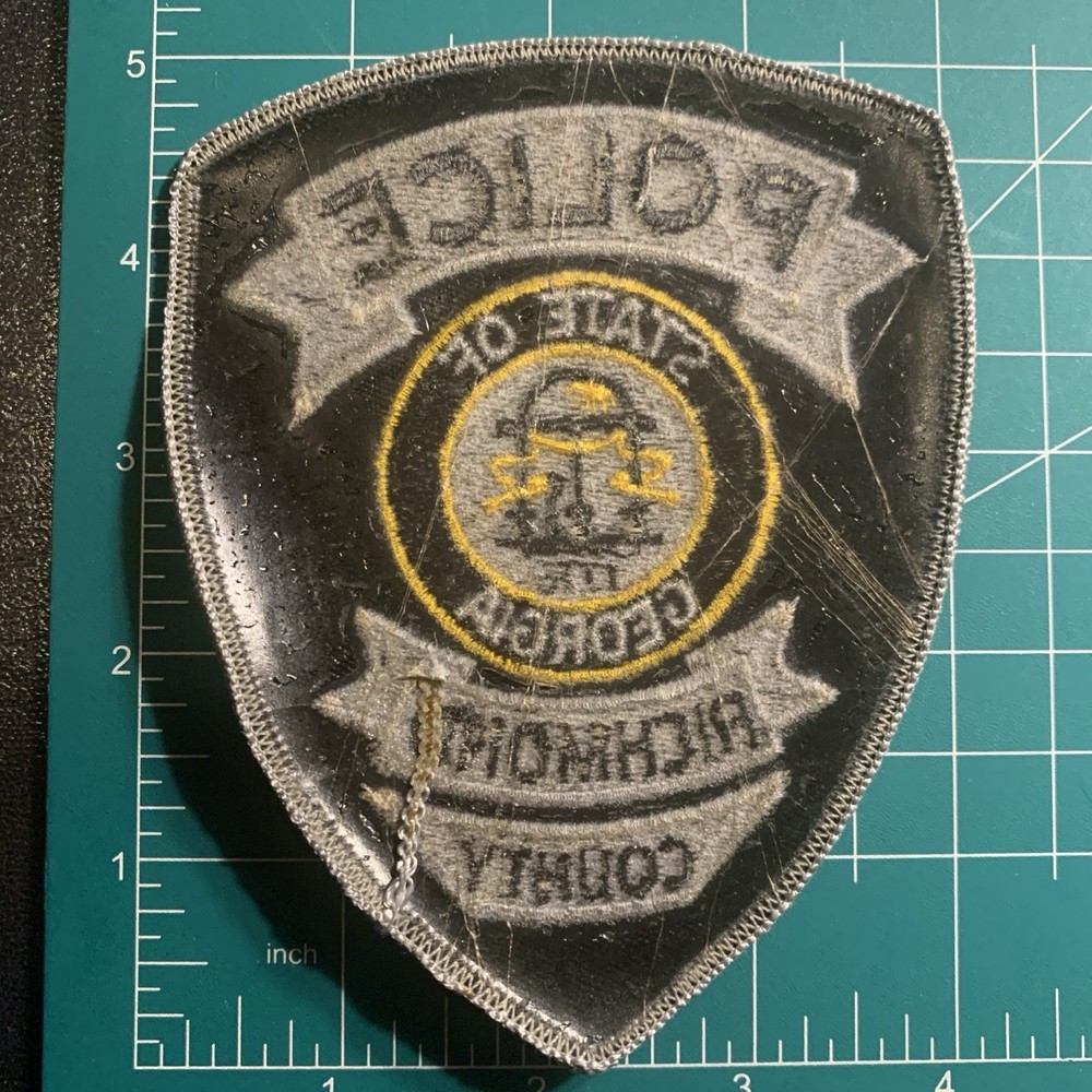 Richmond County GA Police Shoulder Patch 9S