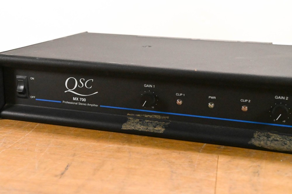 QSC MX 700 2-Channel Power Amplifier CG01ZPY