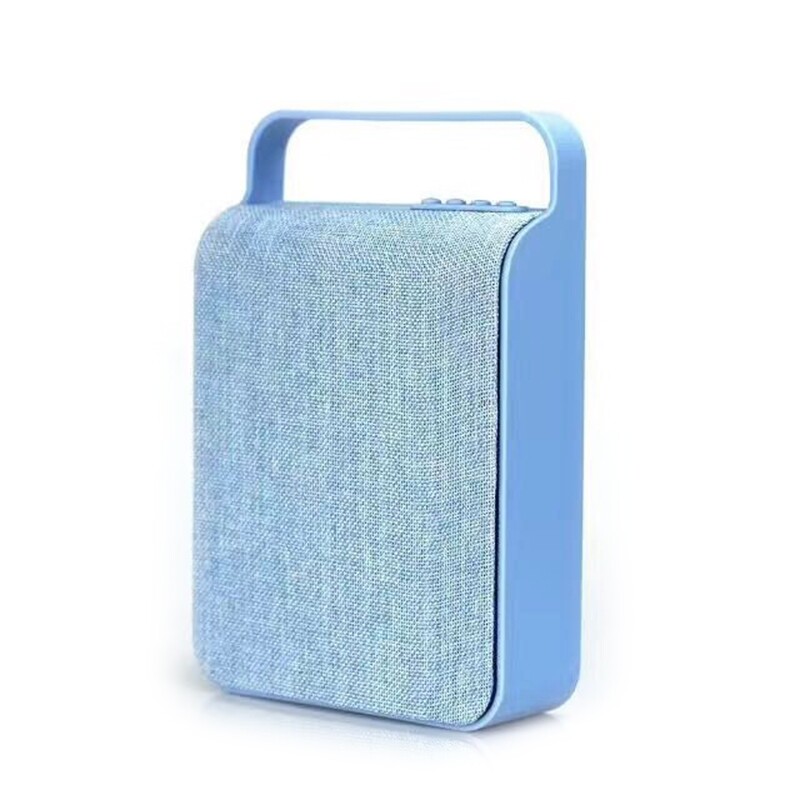 Retro Canvas Bag with Mini Bluetooth Speaker Design