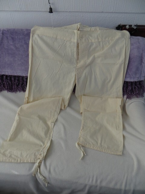 Civil War Era Reproduction Muslin Men's Underdrawers New
