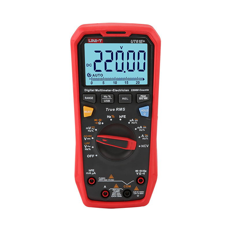 UNI-T UT61B+/UT61D+/UT61E+ Auto Range Digital Multimeter ✦KD