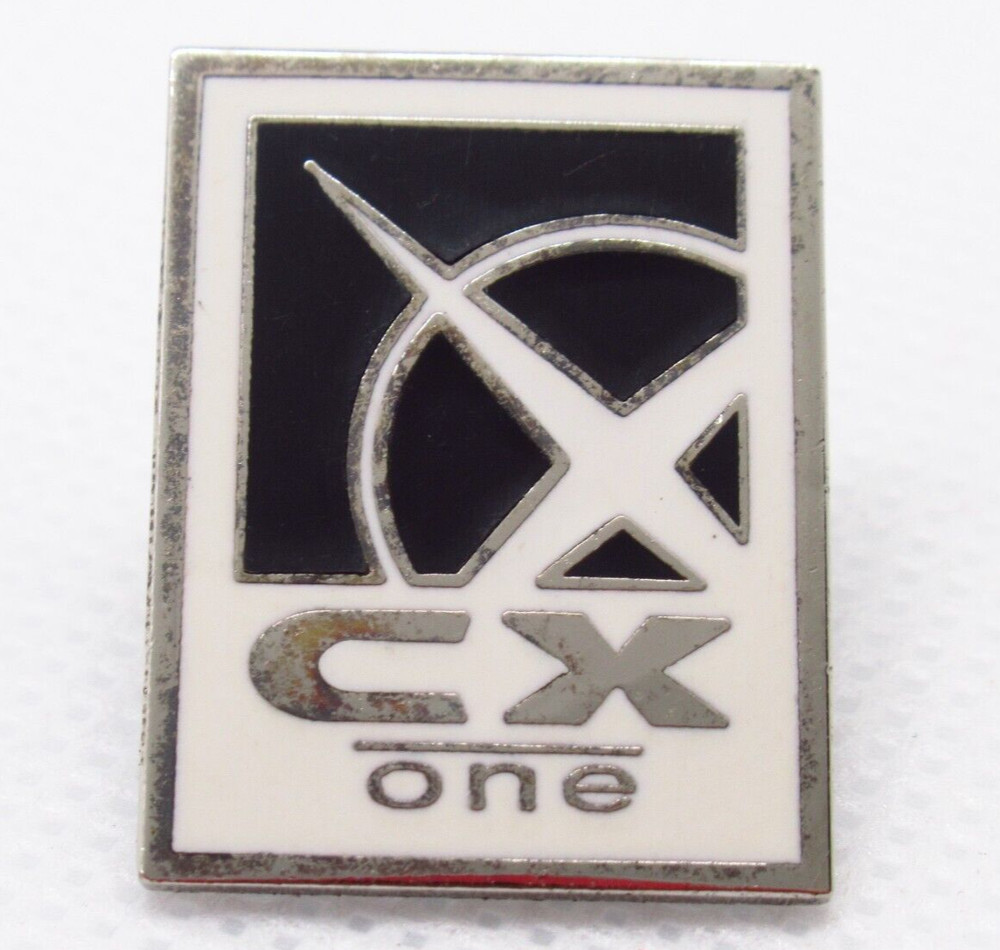 CXone Lapel Pin NICE Ltd Customer Software Logo Black White Silver