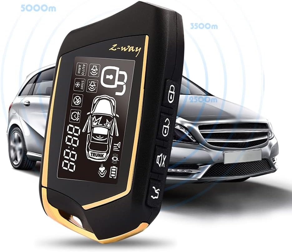 Car Anti-Theft Alarm Remote Starter System PKE Keyless Entry BT Remote Engine St