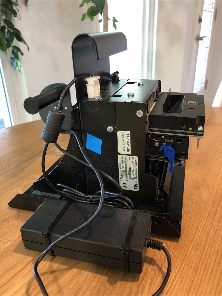 Zebra TTP 2070 Printer w/ Power Supply AS-IS Untested
