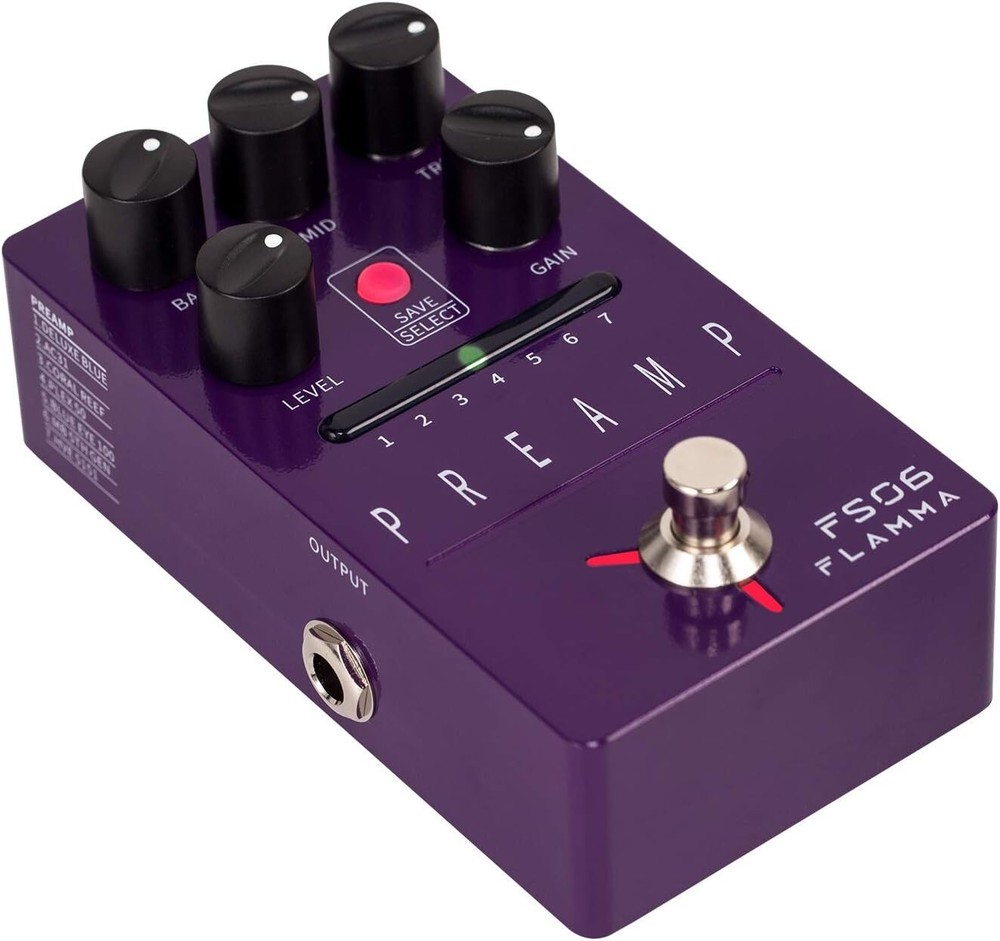 Compact Digital Preamp Pedal - 7 Models & Easy Customization for All Levels