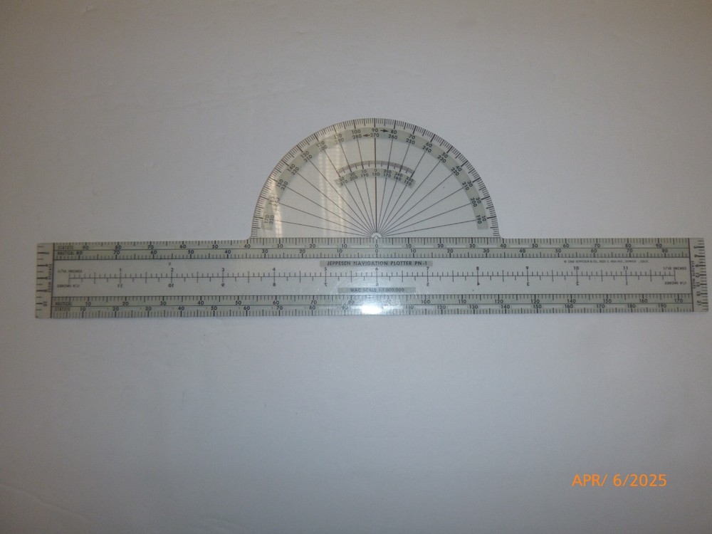 Jeppesen Aviation Model: PN-1 Navigation Plotter