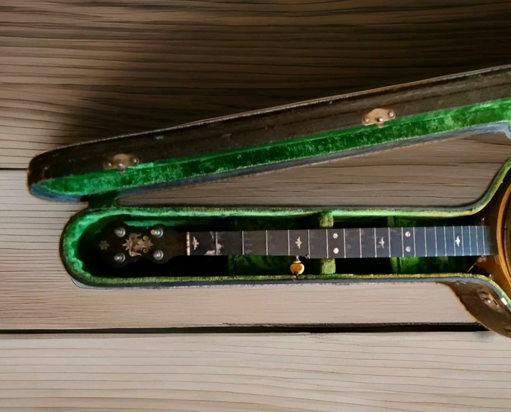 A. Weaver 5 String Banjo w/case! -LL