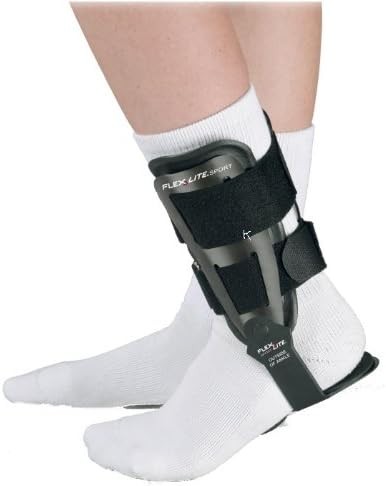 FLA FlexLite Hinged Ankle Brace (Black) Medium