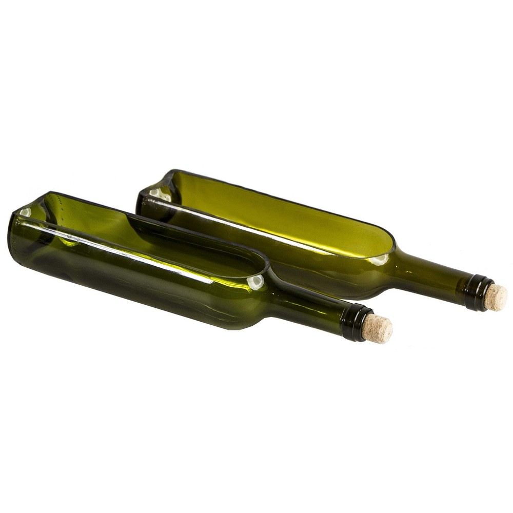 12"X 3" Bottle Planter 2Pc Set