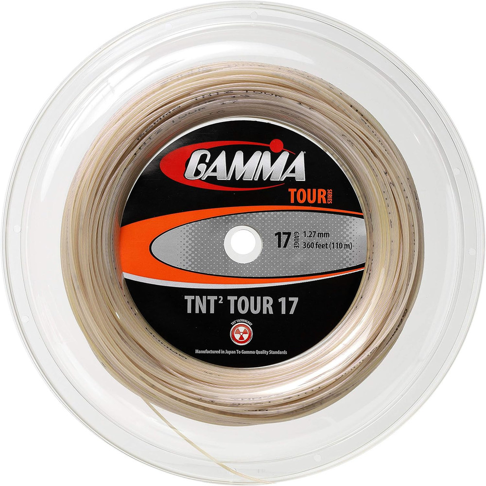 TNT2 16G Premium Tennis String for Power and Control