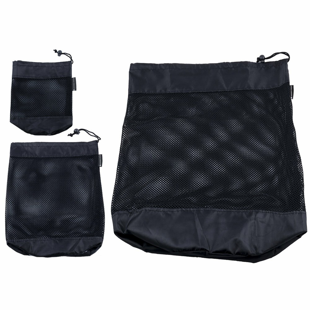 3 count The Friendly Swede Polyester Mesh Bags * Drawstring Closure * NEW