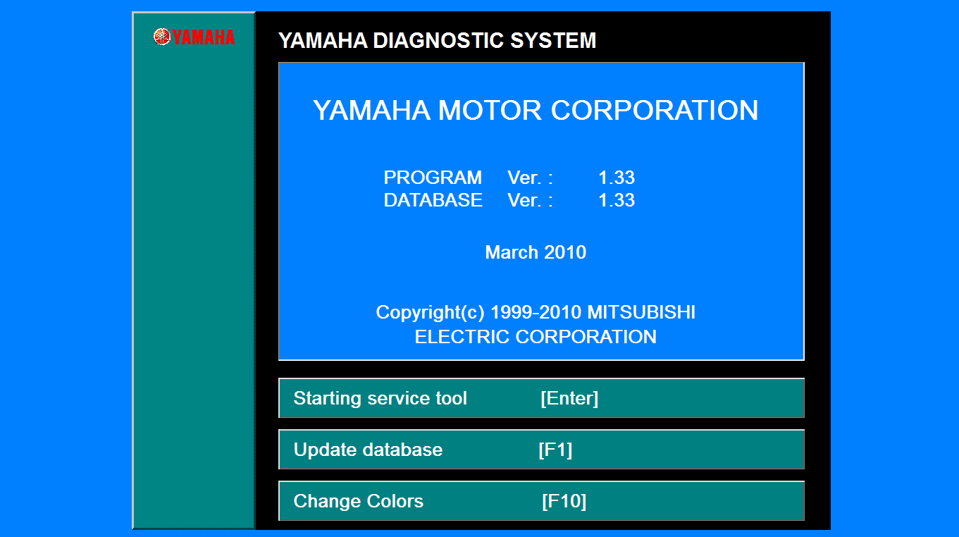 Diagnostic cable adapter for Yamaha YDS Marine Outboard WaveRunner Jet Boat