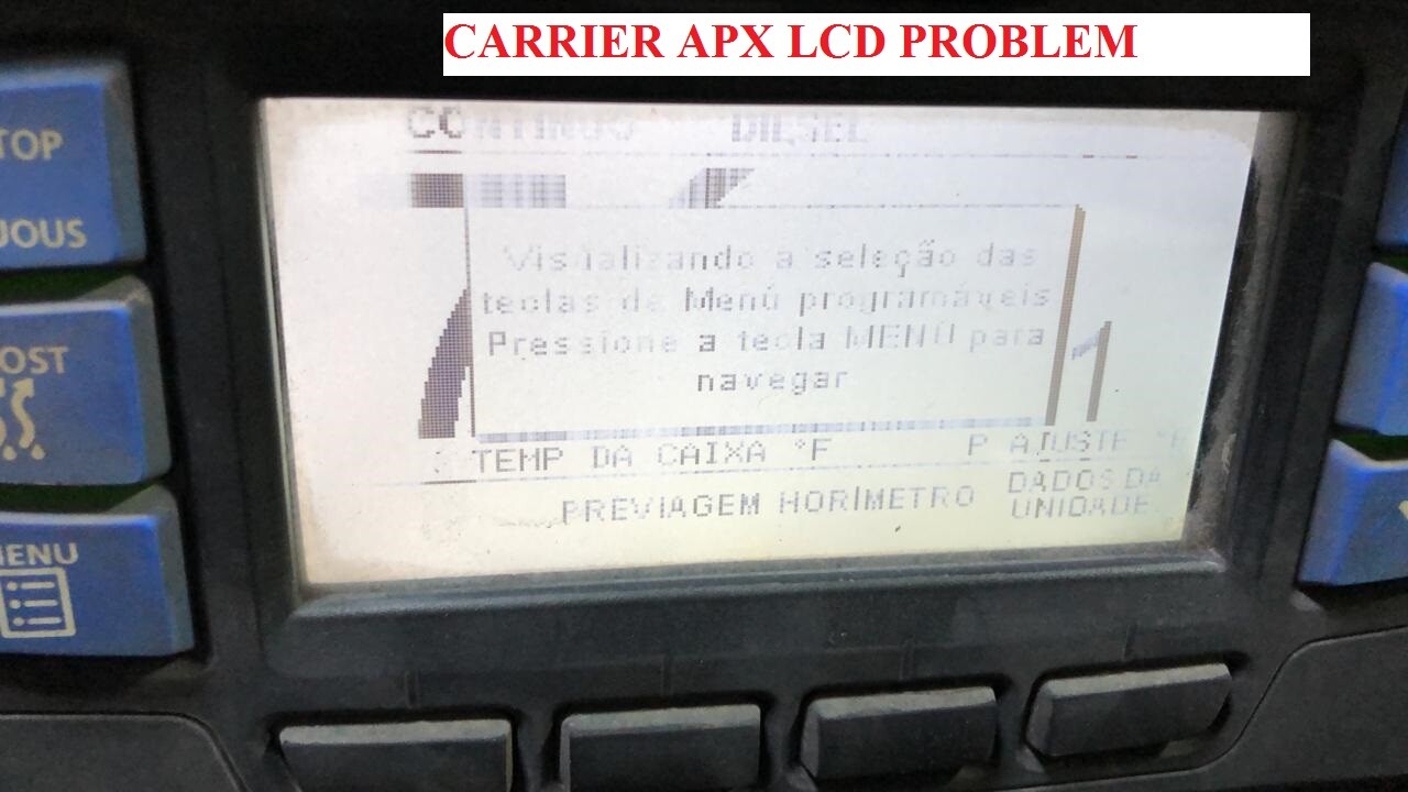 TRP LCD DISPLAY REPLACEMENT FOR CARRIER Transicold X2 X3 X4 HE19