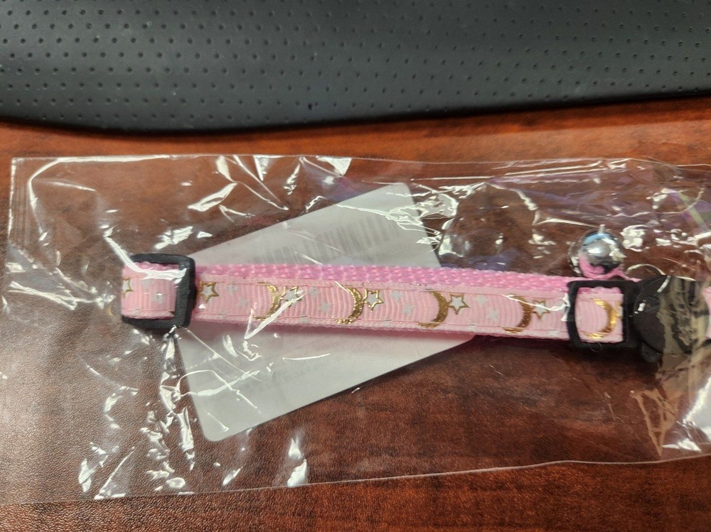 Cat Collar Adjustable Breakway Pink Bell