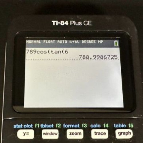 Texas Instruments TI-84 Plus CE Calculator w Cover TESTED