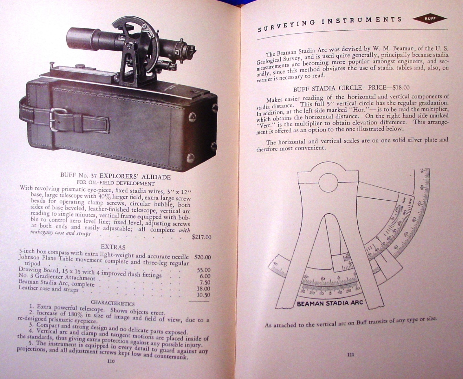 1938 Buff & Buff Surveying Insts. Catalog