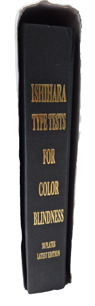 Ishihara Type Test For Colour Blindness Eye Testing 38 Plates