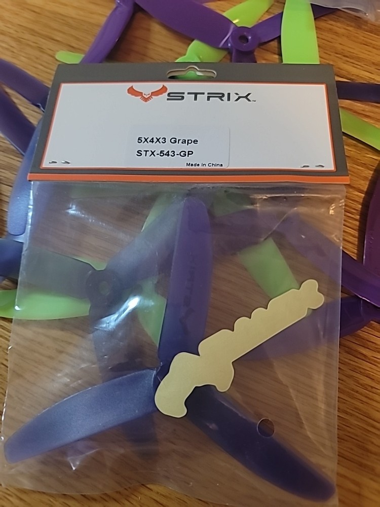 Quadcopter Props Three Different Sizes